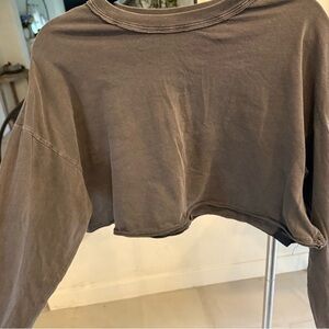 Chic Tan Cropped Top